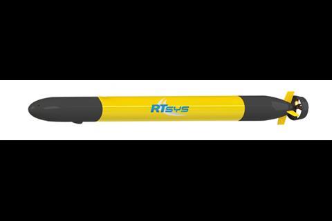 The Comet AUV could be used in swarm deployments.  Photo: RTsys